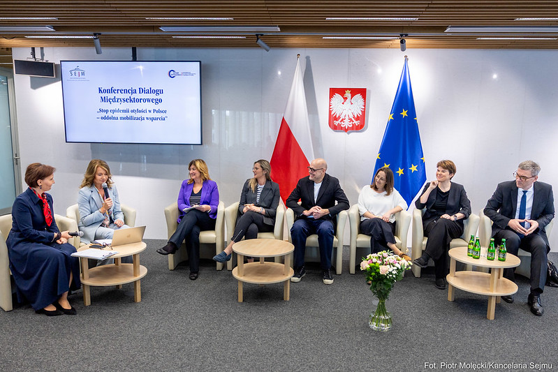 Zdjęcie z konferencji stop otyłości w Polsce