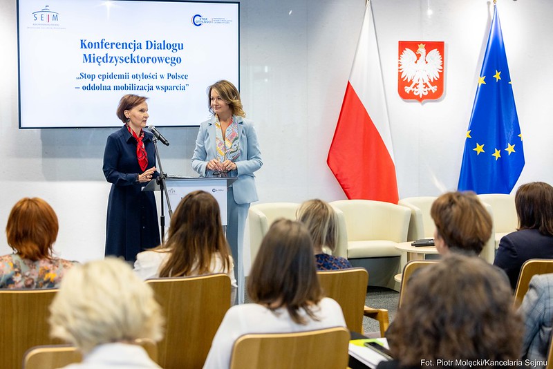 Zdjęcie z konferencji stop otyłości w Polsce