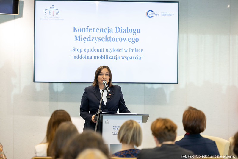 Zdjęcie z konferencji stop otyłości w Polsce