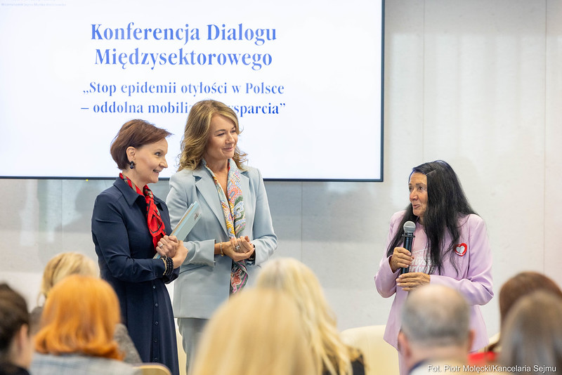 Zdjęcie z konferencji stop otyłości w Polsce